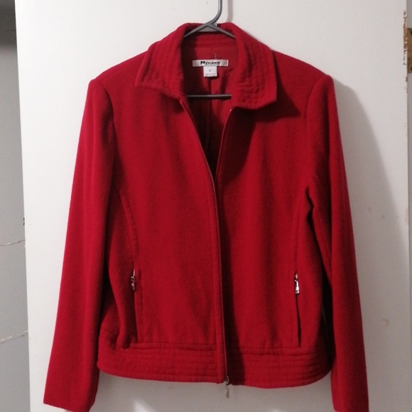 Nygard Collection | Red Wool blazer/jacket - Picture 6 of 7